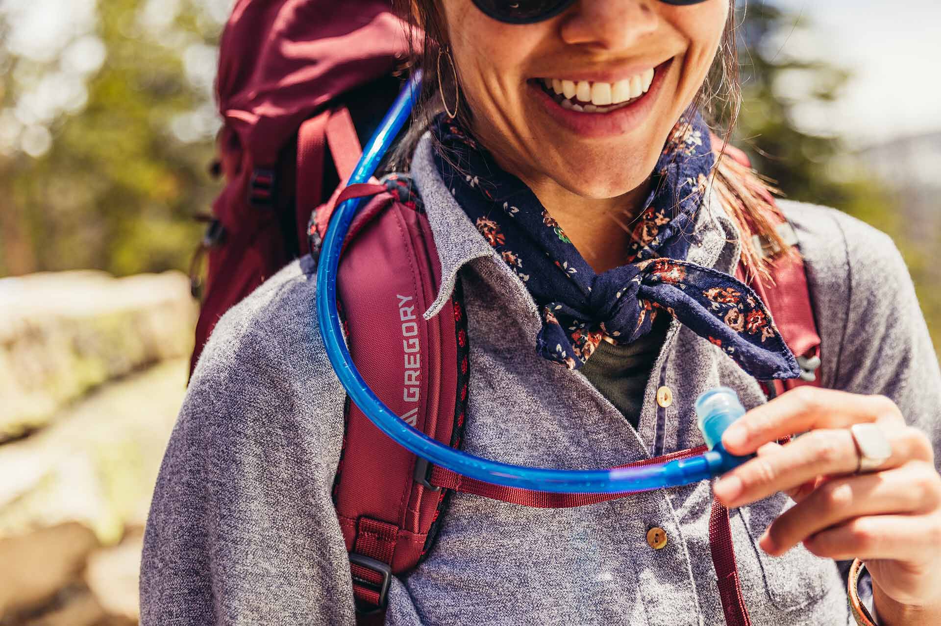 Hydration reservoir for hut-to-hut tour